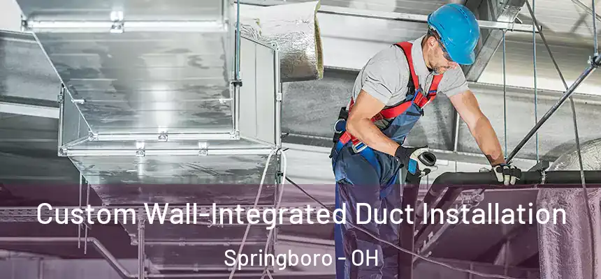  Custom Wall-Integrated Duct Installation Springboro - OH
